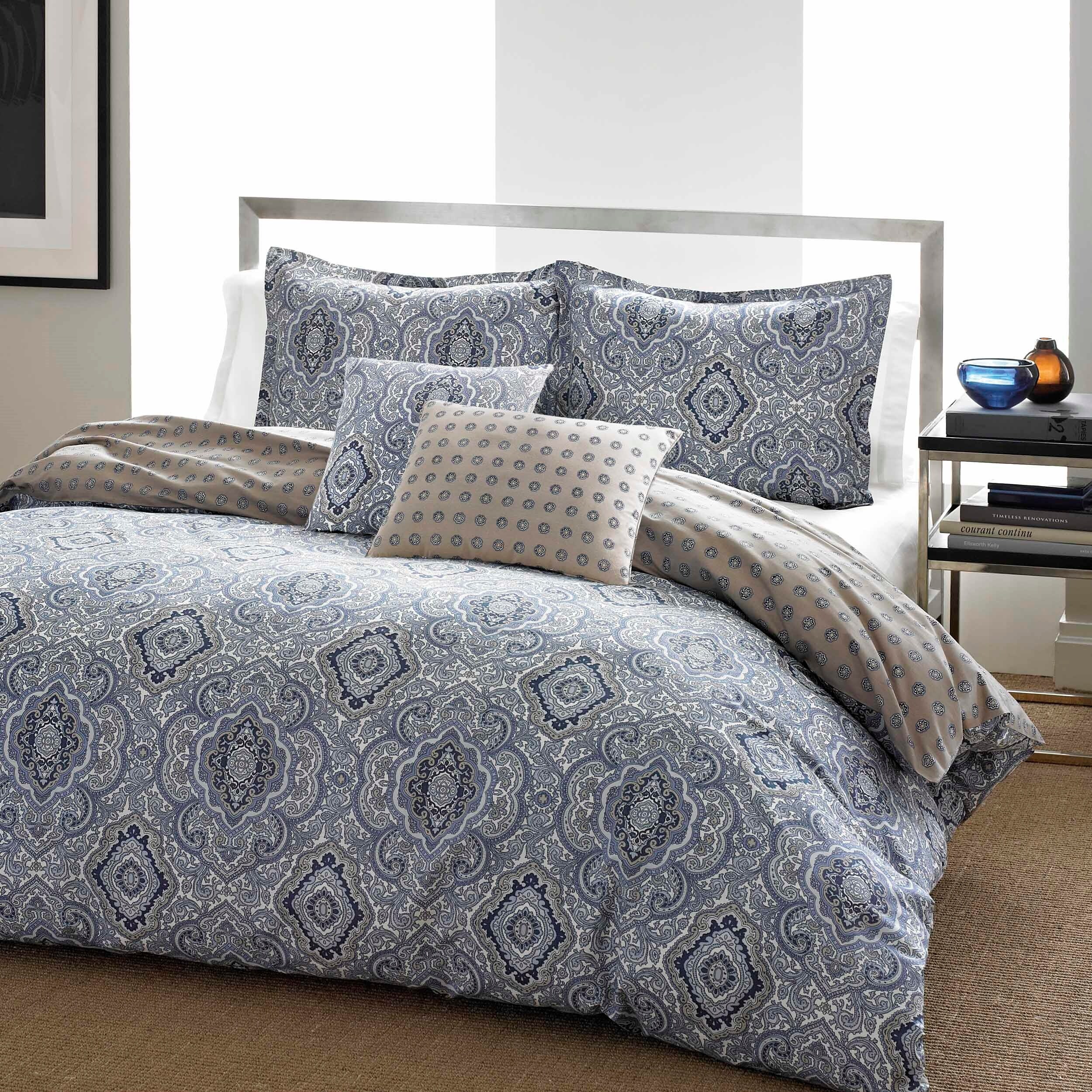 city scene milan blue comforter set overstock 8547392