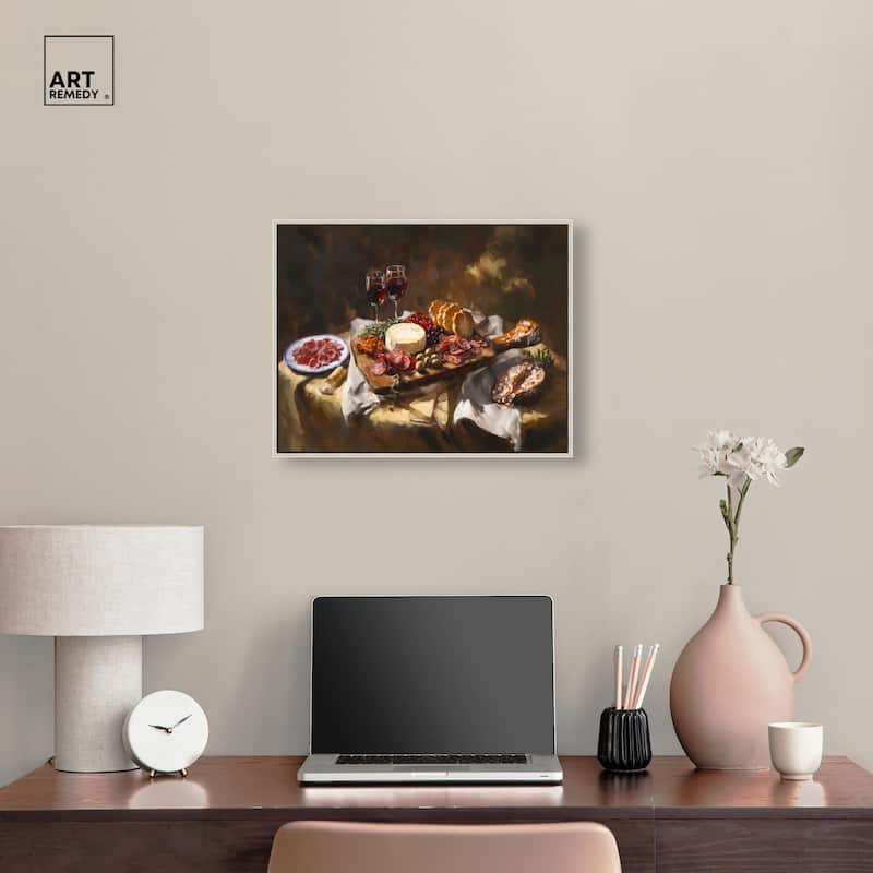 Art of Charcuterie Canvas by Art Remedy