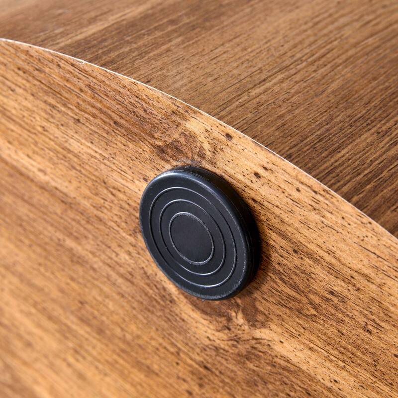 Small round dining table with anti-slip feet for dining or office use