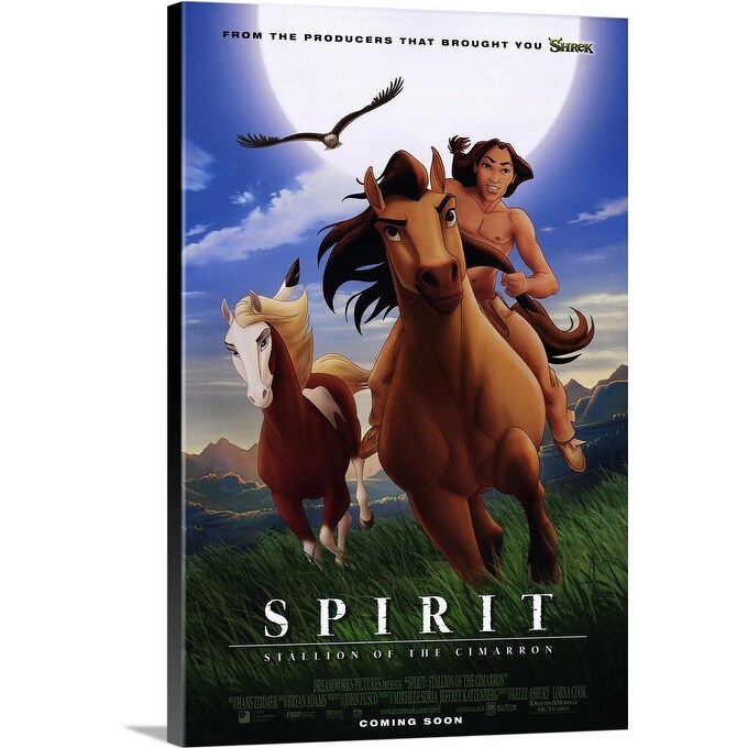 Shop Spirit Stallion Of The Cimarron 2002 Canvas Wall Art Overstock 24137483