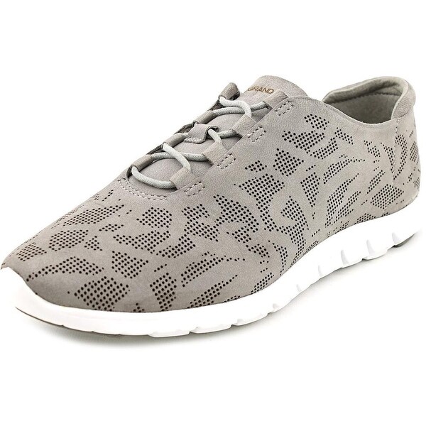 zerogrand perforated leather sneaker