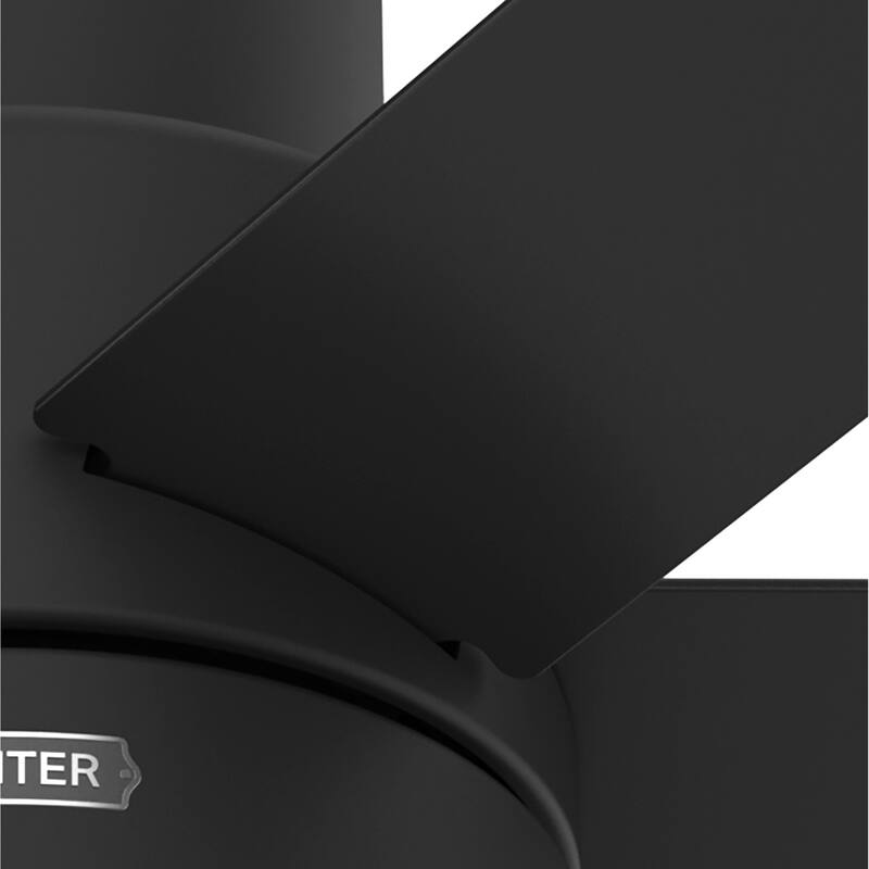 Hunter Mathers Low Profile Ceiling Fan with LED Light, Handheld Remote Modern Contemporary, Transitional