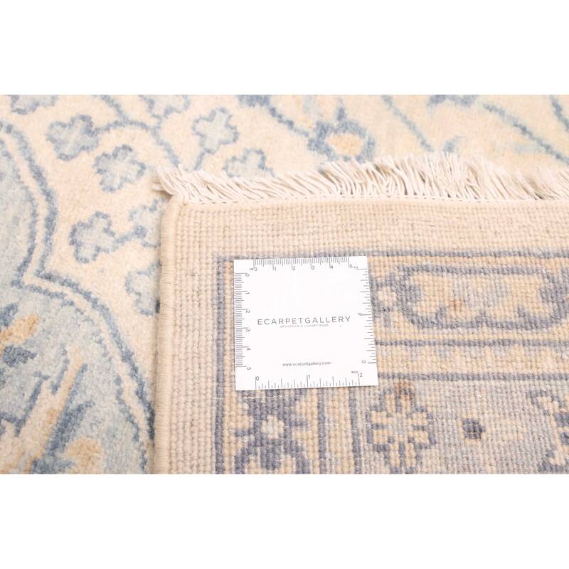 ECARPETGALLERY Hand-knotted Jamshidpour Ivory Wool Rug - 8'11 x 11'11