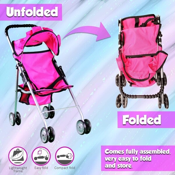mommy and me extra tall doll stroller