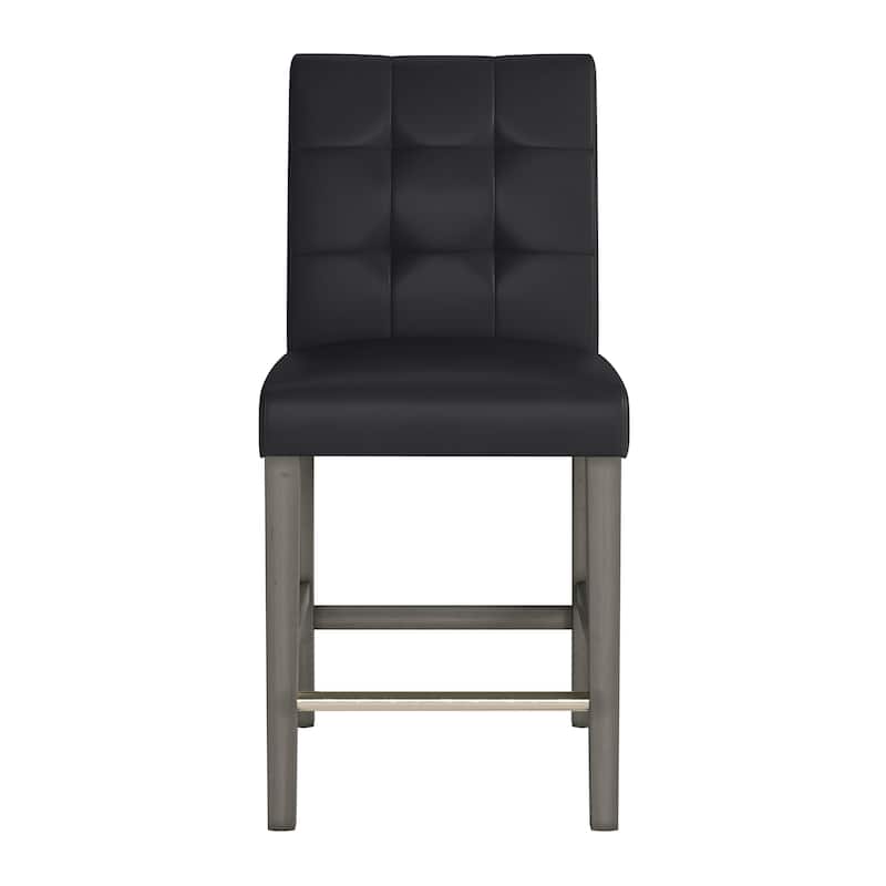 Leila Upholstered 25" Counter Height Bar Stool