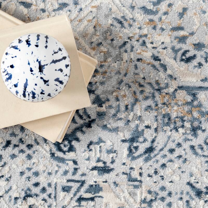 Nuloom Wilde Abstract Distressed Area Rug