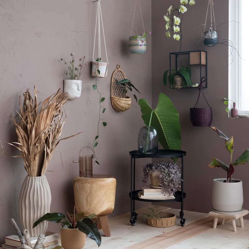 Hand-Woven Hanging Seagrass Basket/Planter
