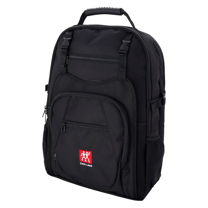 ZWILLING Knife Backpack with 10-pocket Knife Roll Insert - Black