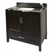 preview thumbnail 94 of 146, Nevado 37" Bathroom Vanity with Cultured Marble Vanity Top Sink in White with White Basin