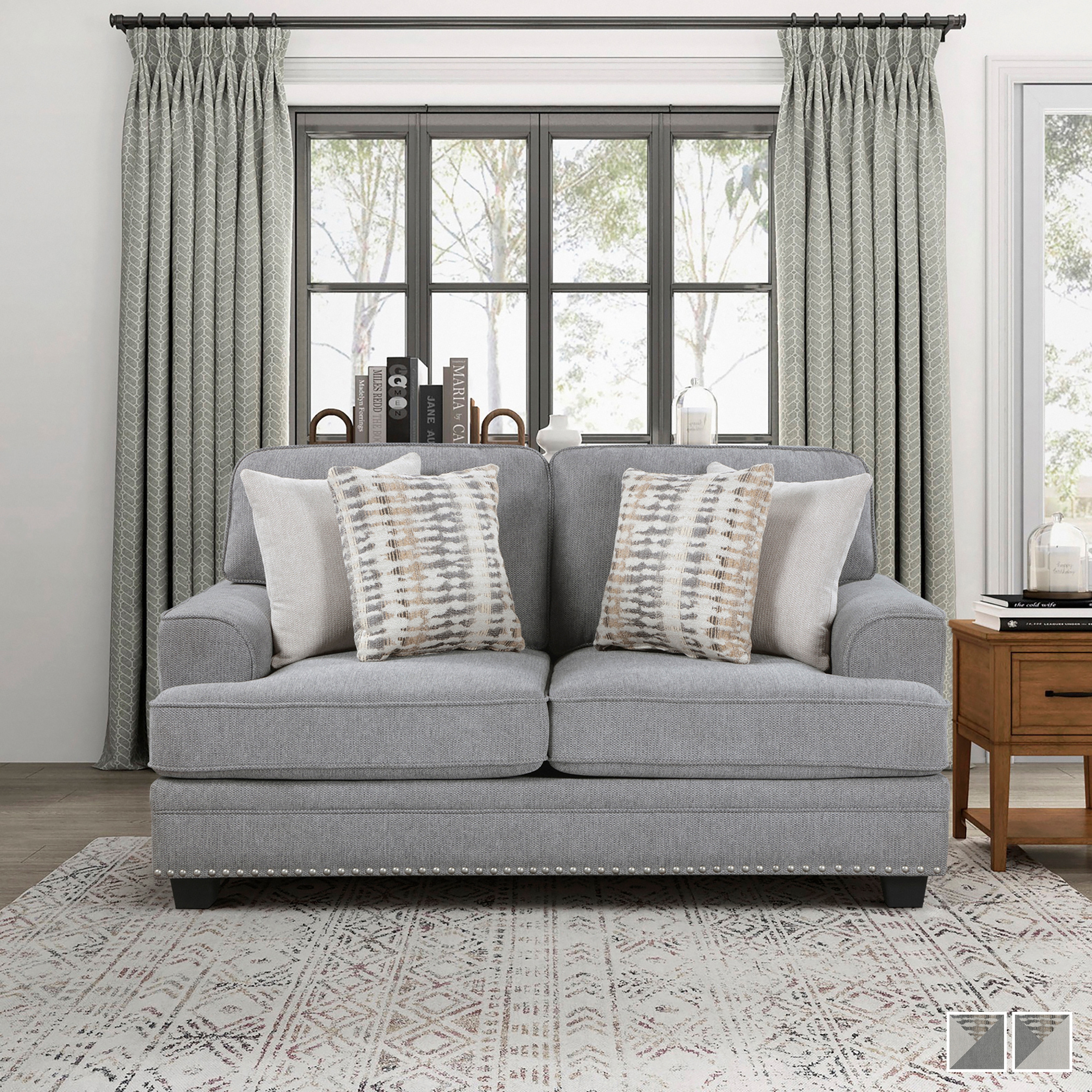 Fremont & Park Pombal Chenille Living Room Loveseat