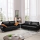 preview thumbnail 43 of 42, AECOJOY 79" Faux Leather Couch for Living Room, Loveseat Small Sofa, Indoor Modern Sofa for Apartment Office