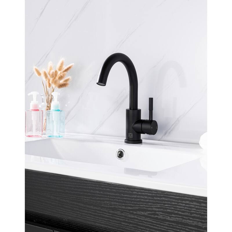 Indigo Home Single Hole Single Handle Bathroom Faucet