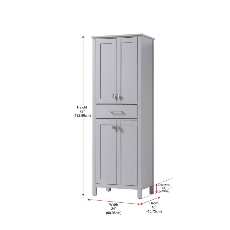 Quentin Bath Storage Cabinet (16-28 In.)