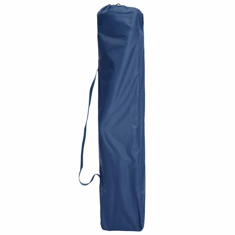 Portable Folding Lounge Chair with Cup Holder - Breathable & Durable