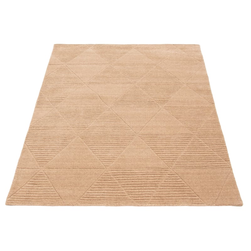 Kashkuli Gabbeh Tan Rug 5'3" x 7'6" - 5'3 x 7'6
