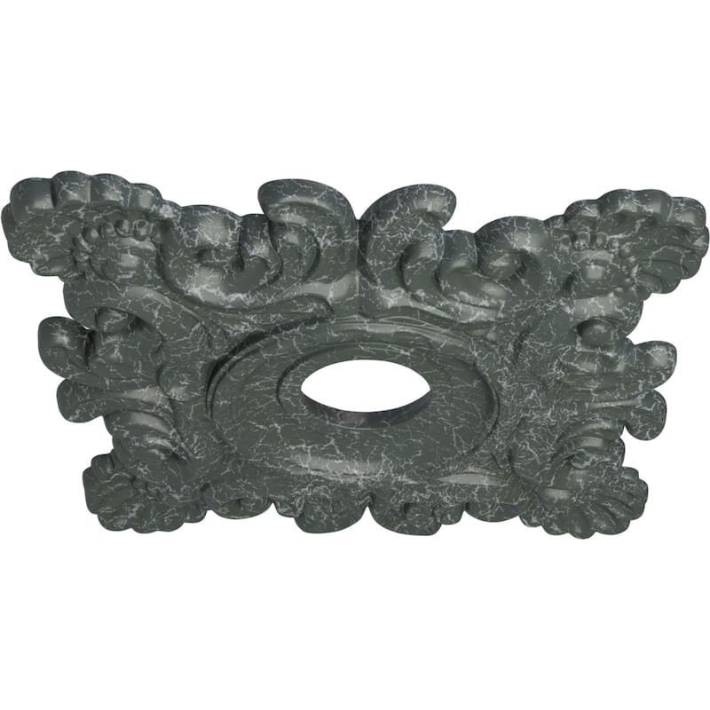 18"W x 18"H x 3 1/4"ID x 1 1/2"P Crawley Ceiling Medallion