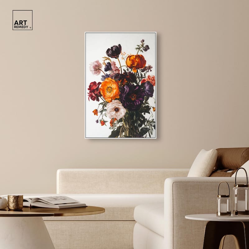 Regal Rose Riot I Canvas by Art Remedy