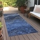 preview thumbnail 70 of 84, Machine Washable Indoor/ Outdoor Chantille Modern Abstract Rug
