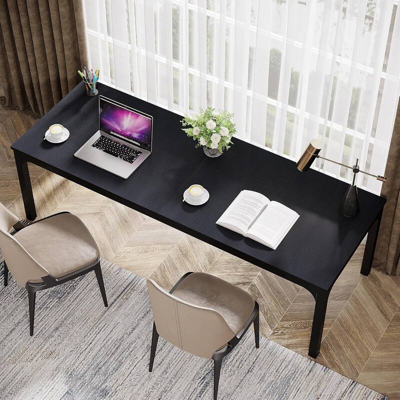 78.7" Extra Long Computer Desk/Table, Work Desk, Double Workstation Desk for Home Office