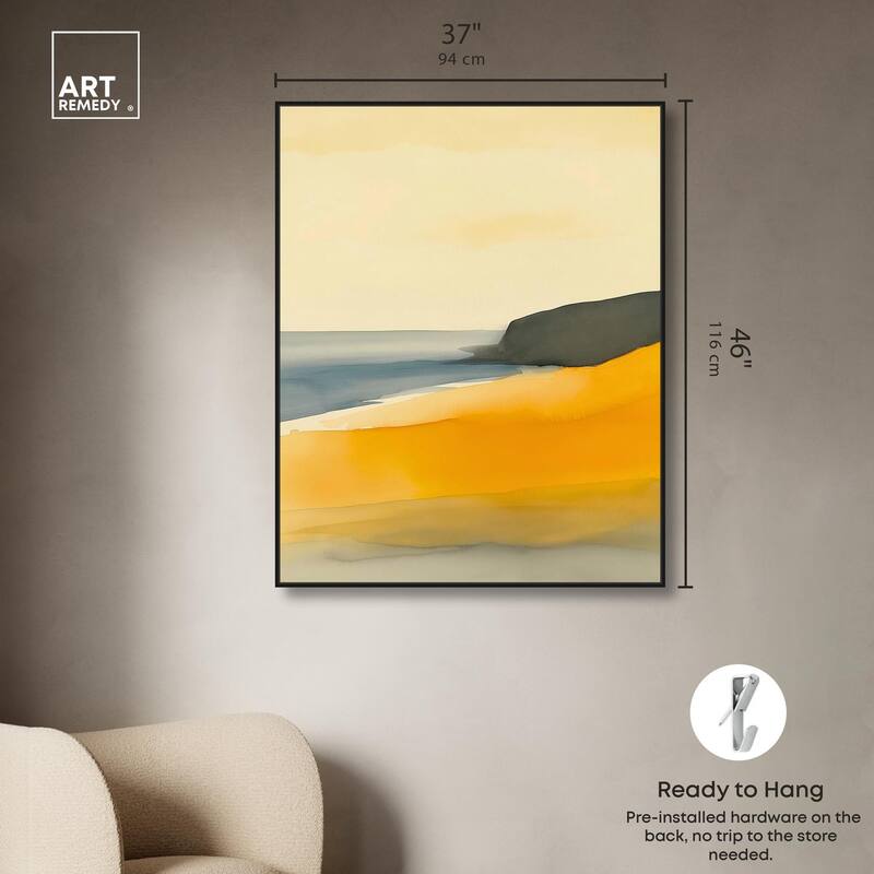 Glistening Beach Dreams II Canvas by Art Remedy