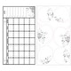 preview thumbnail 1 of 2, RoomMates White Dry Erase Calendar Peel and Stick Wall Decal
