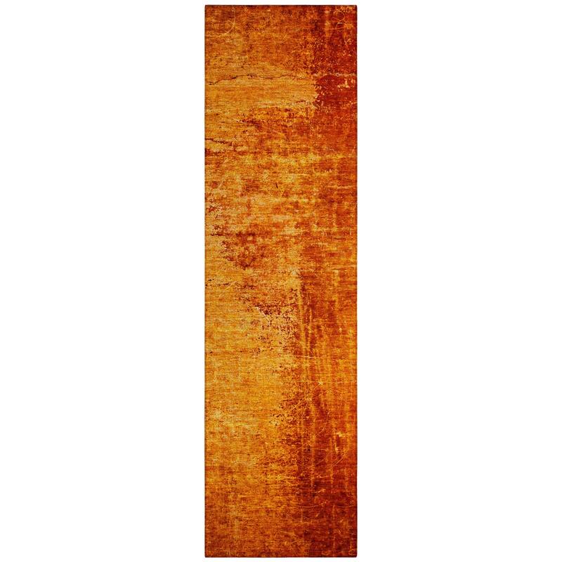 Almilo Artistic Abstract Weather Resistant Blended Style Outdoor Rug