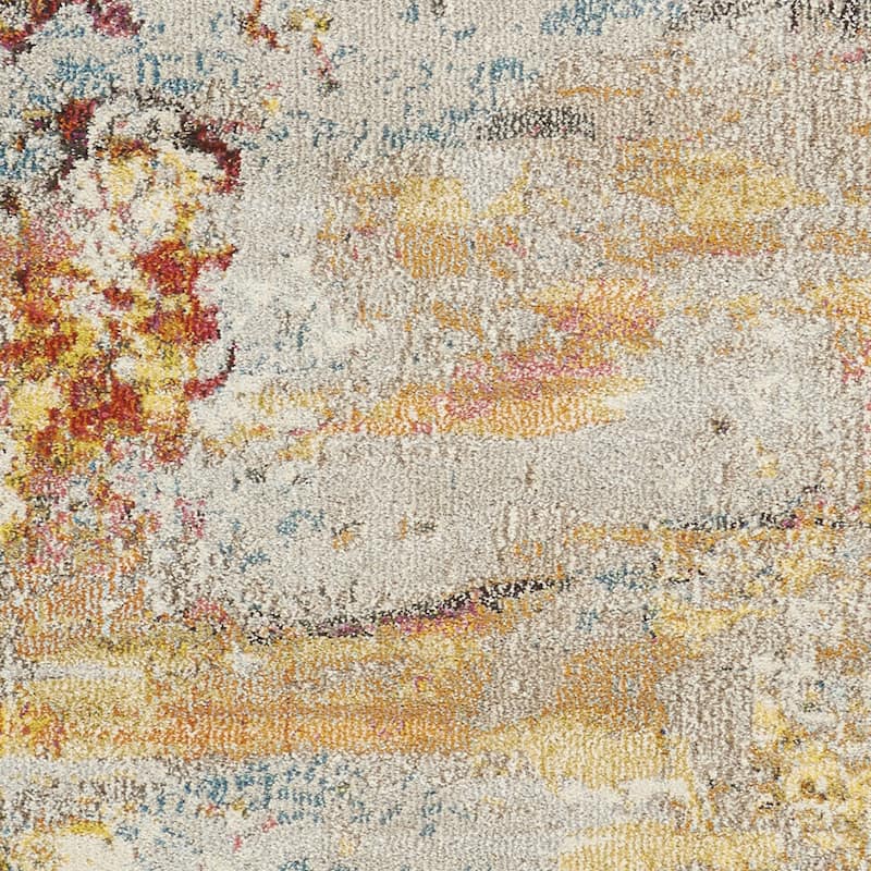 Sasim Power Loomed Abstract Modern Area Rug By HomeRoots