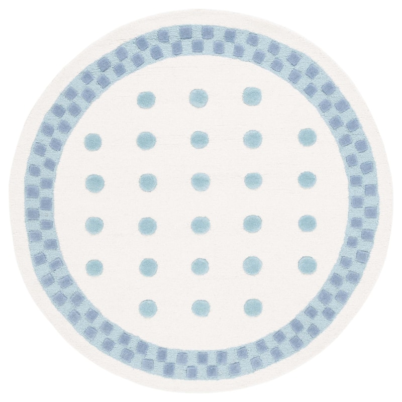 SAFAVIEH Handmade Kids Sonngard Dots Wool Rug