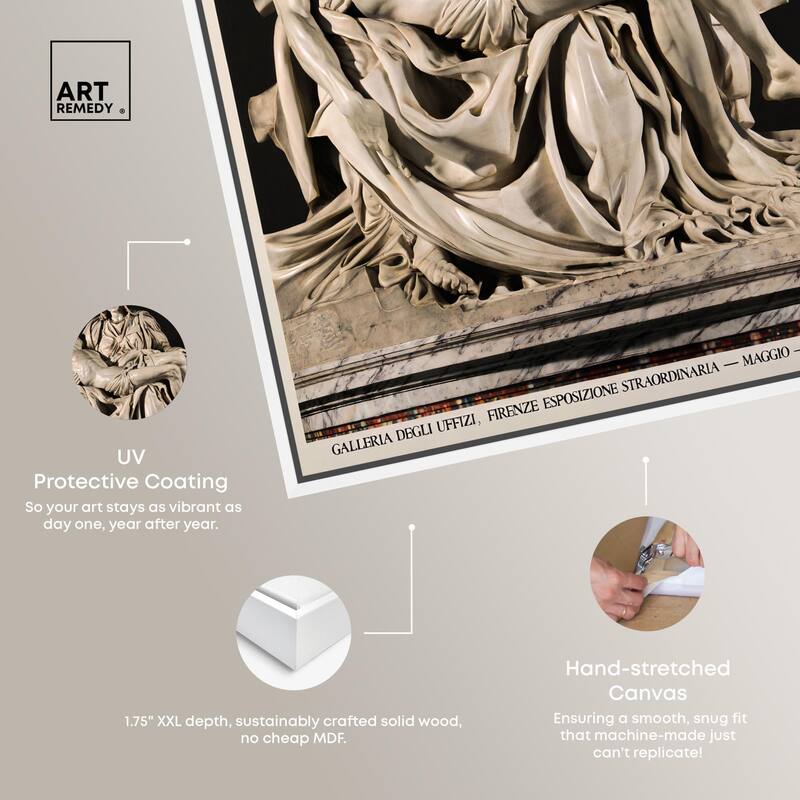 Marble Lamentation Canvas by Art Remedy