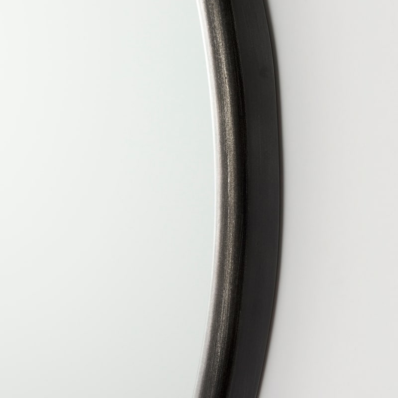 Piper Metal Frame Large Round Mirror