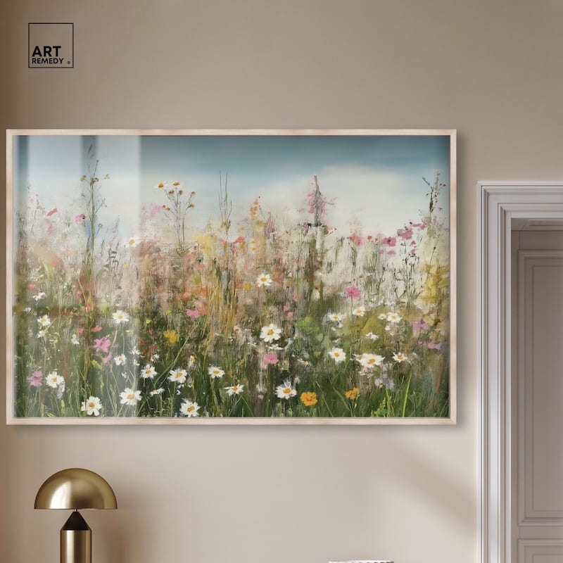 Glimmering Glade Garden I Shadowbox by Art Remedy