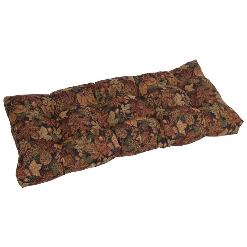 Tufted Tapestry Bench Cushion (Multiple Widths) - 42 x 19 - Autumn Harvest
