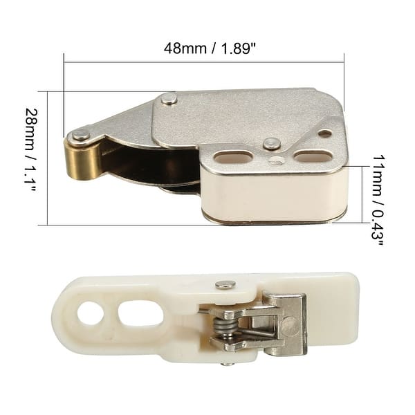 Shop Cabinet Cupboard Spring Press Open Door Catch Brass Tip Touch