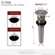 preview thumbnail 19 of 48, STYLISH Pop-Up Bathroom Sink Drain with Overflow D-700