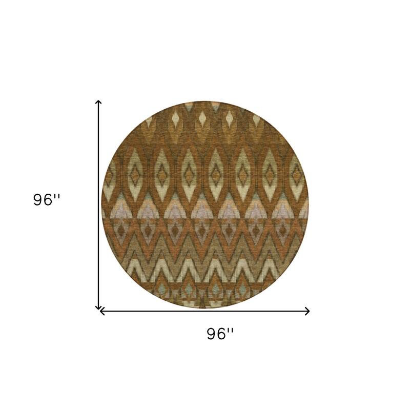 HomeRoots Southwestern Transitional Rectangle Outdoor Rug