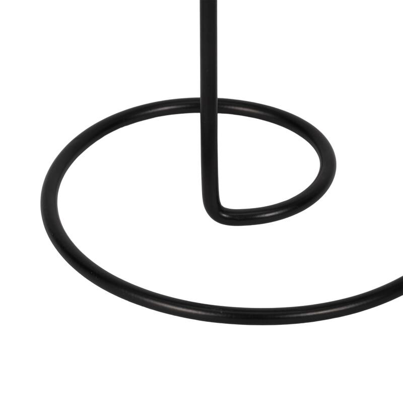 Modern Metal Taper Holder Open-Frame Design and Dual Candle Support