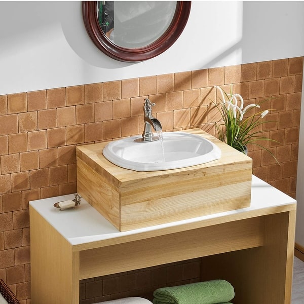 Shop Vibrantbath Waterfall Bathroom Sink Faucets Deck Mount