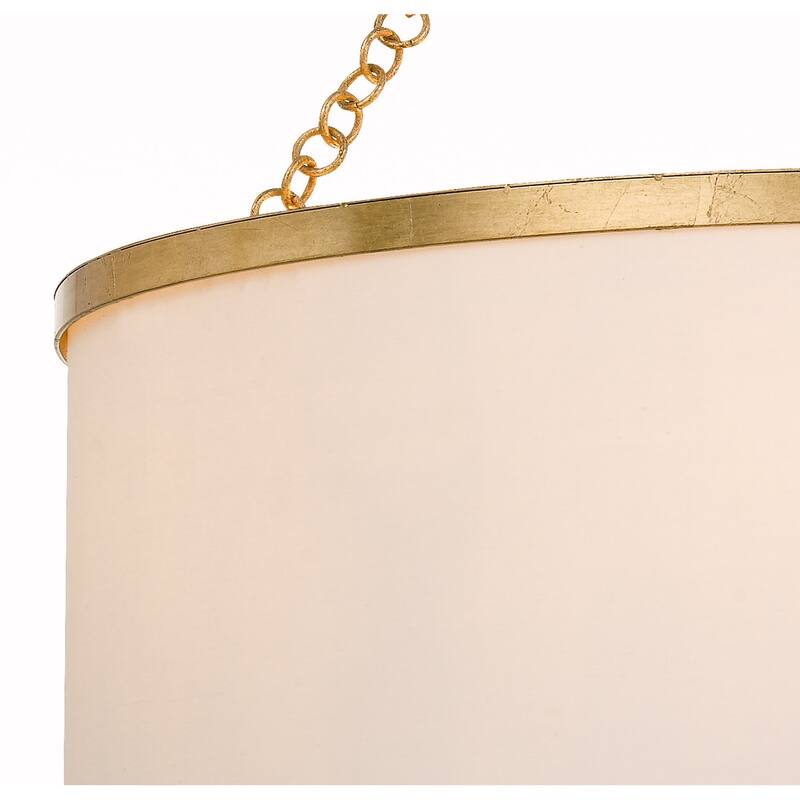 Crystorama Lighting Group Broche 6 Light 24" Wide Wrought Iron Drum