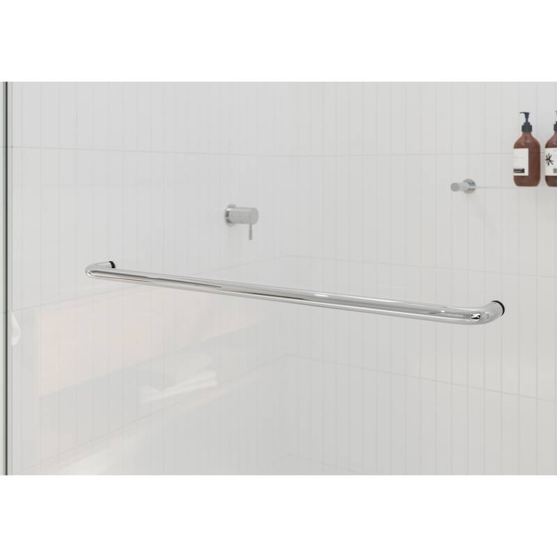 Polaris 60 in. x 78 in. Fully Frameless Glass Sliding Bypass Shower Doors with Square Hardware