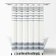 preview thumbnail 17 of 21, Lush Decor Breezy Chic Tassel Jacquard Eco-Friendly Recycled Cotton Shower Curtain Single