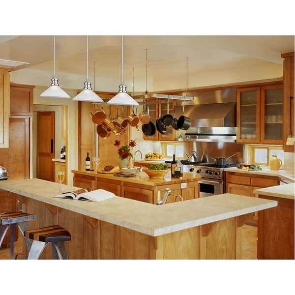 Westinghouse 6923100 Winchester 1 Light Indoor Mini Pendant With Brushed Nickel On Sale Overstock 13805639
