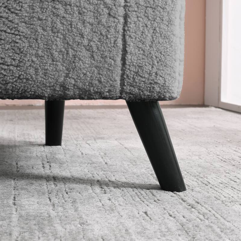 Corvus Schaefer Velvet Curved Back Barrel Accent Chair
