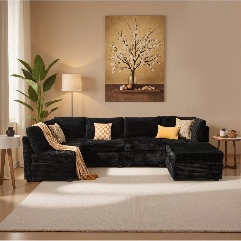 ​​OVIOS Modern Minimalist Fabric Sofa​