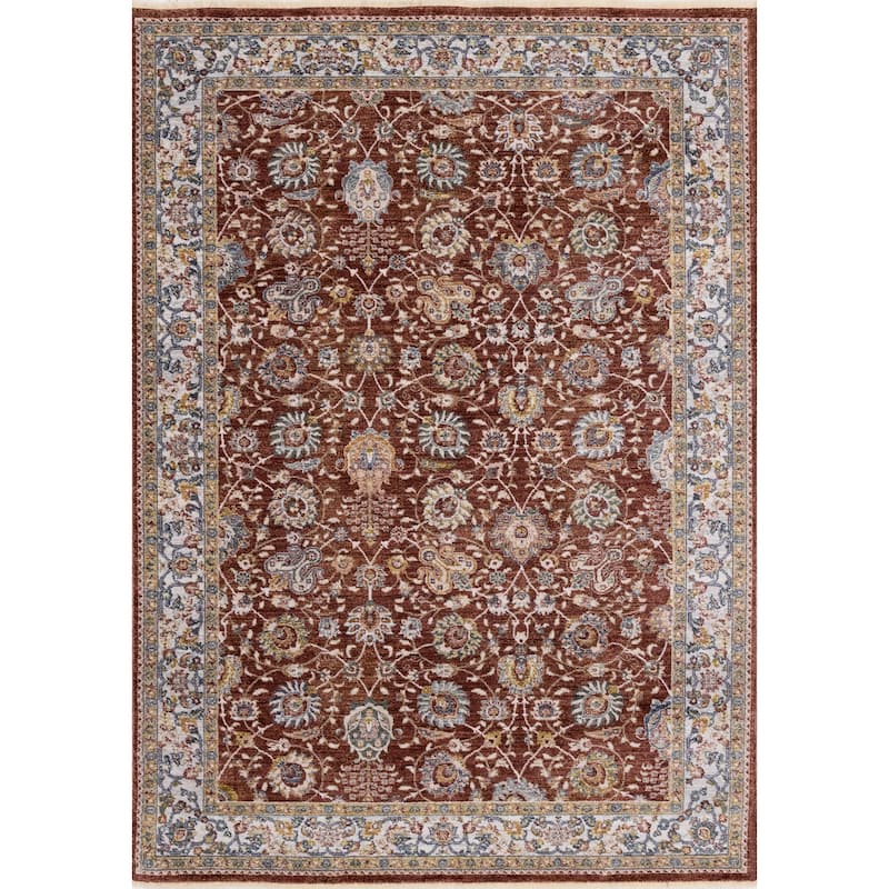 Olivia Collection - Classic Elegant Border Area Rug