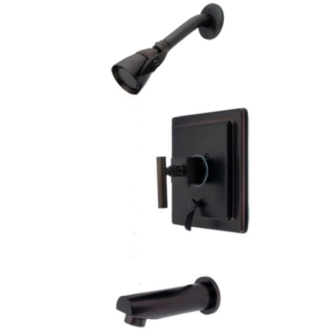Kingston Brass Claremont Tub and Shower Trim Package with 1.8 GPM - Oil Rubbed Bronze