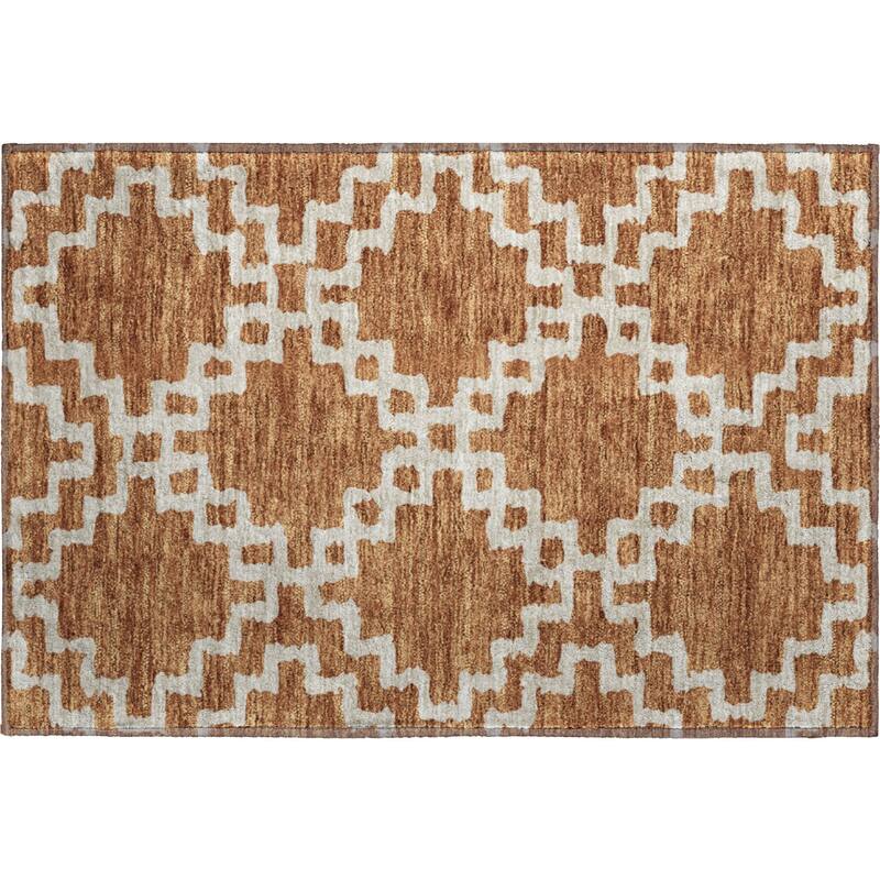 Premium Washable Super Soft Geo Trellis Mayfield Rug
