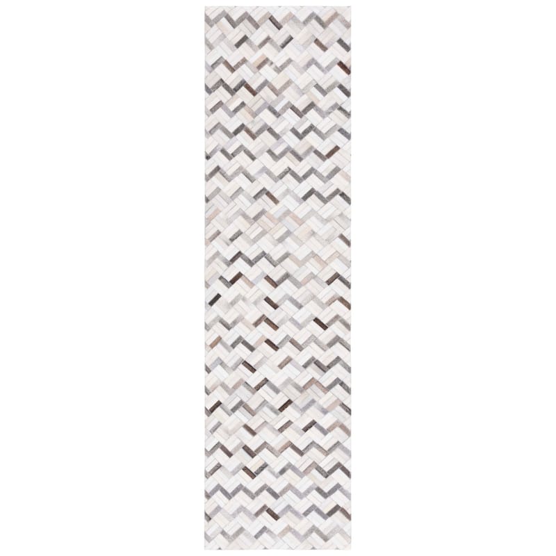 SAFAVIEH Handmade Studio Leather Yadira Mid-Century Modern Rug