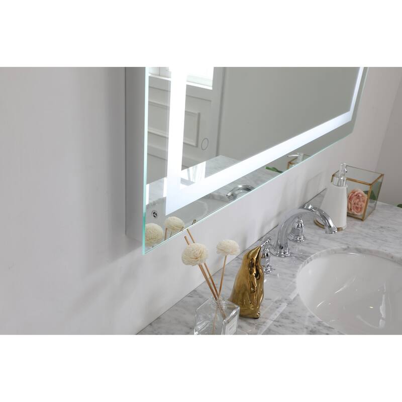 Elegant Lighting Helios 36" Square Frameless Wall Mounted Lighted