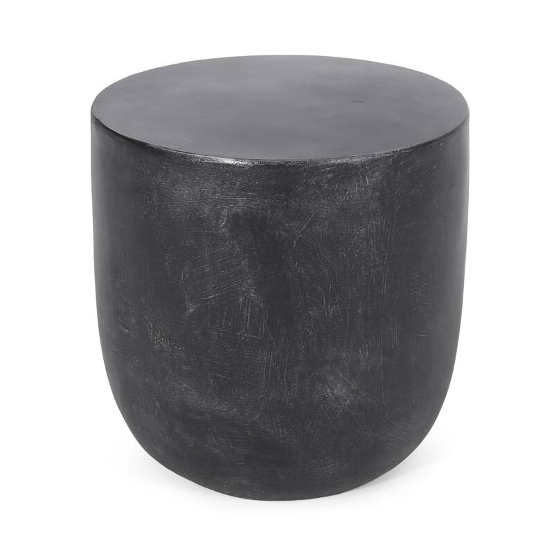 Outdoor LightWeight Concrete Side Table - 18.08