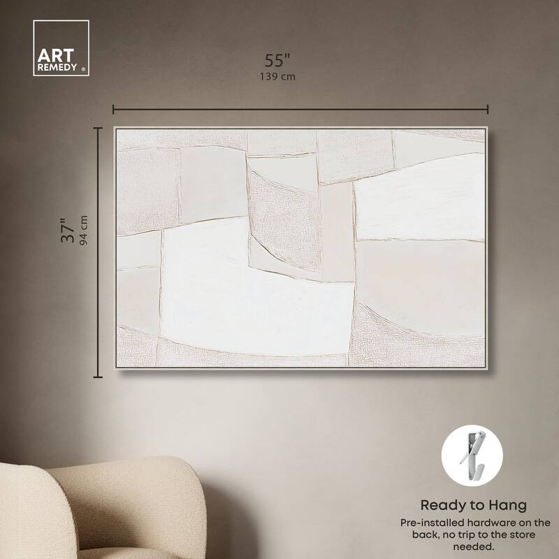 Veiled Calm Canvas by Art Remedy